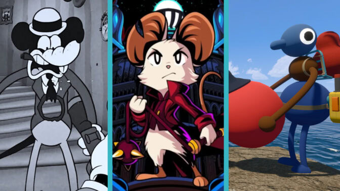 "Mouse P.I. For Hire", "Mina the Hollower" och "Big Walk".