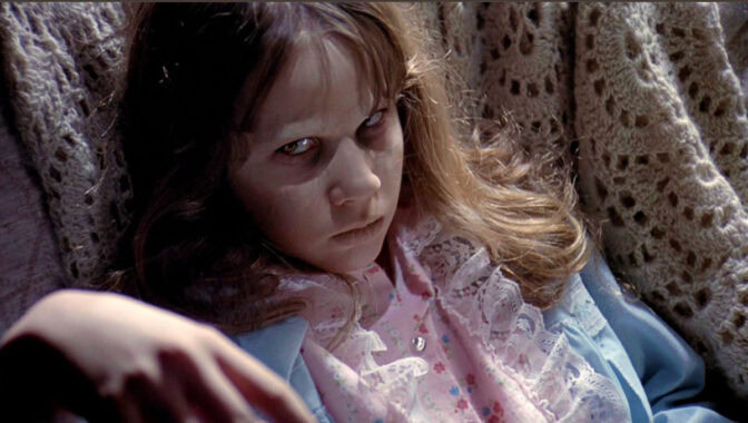 Linda Blair i "Exorcisten" från 1973.
