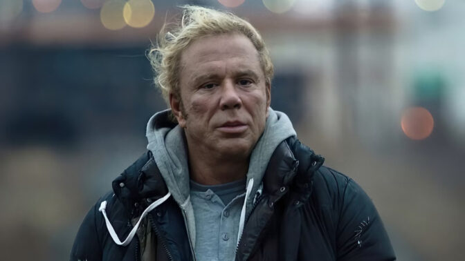 Mickey Rourke i "The Wrestler".