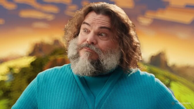 Jack Black i "A Minecraft Movie".