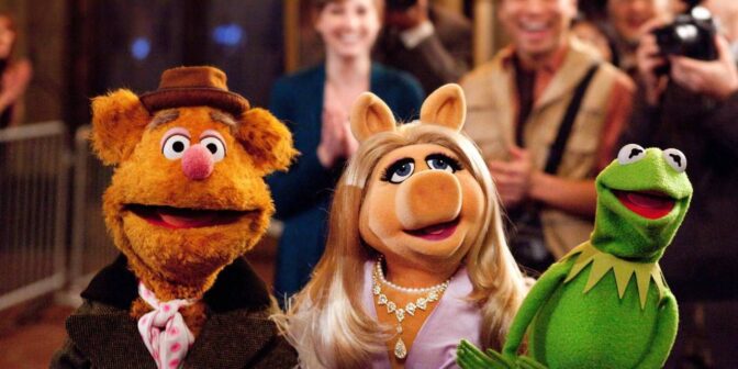 Fozzie, Miss Piggy och Kermit.