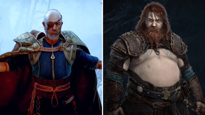 Odin och Thor i "God of War: Ragnarok".