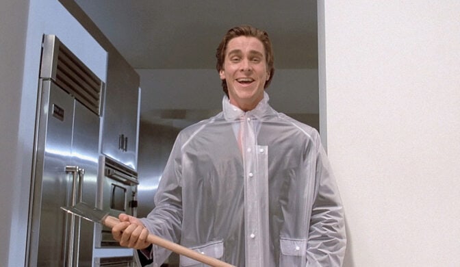 Christian Bale i "American Psycho" från 2000.