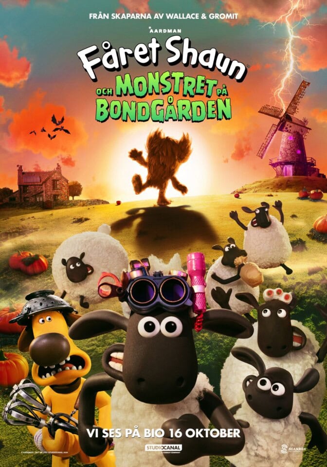 Fåret Shaun och monstret på bondgården