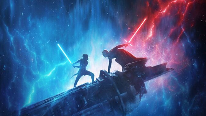 Rey och Kylo Ren duellerar i "The Rise of Skywalker"