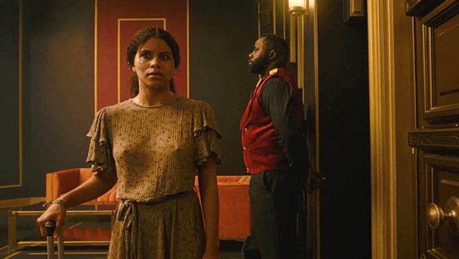 Zazie Beetz och Paterson Joseph i "They Will Kill You".