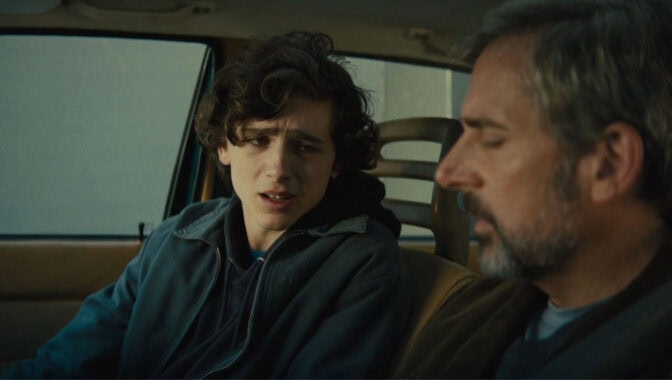 Timothée Chalamet och Steve Carell i "Beautiful Boy"