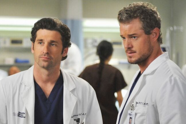Patrick Dempsey och Eric Dane i "Grey's Anatomy"