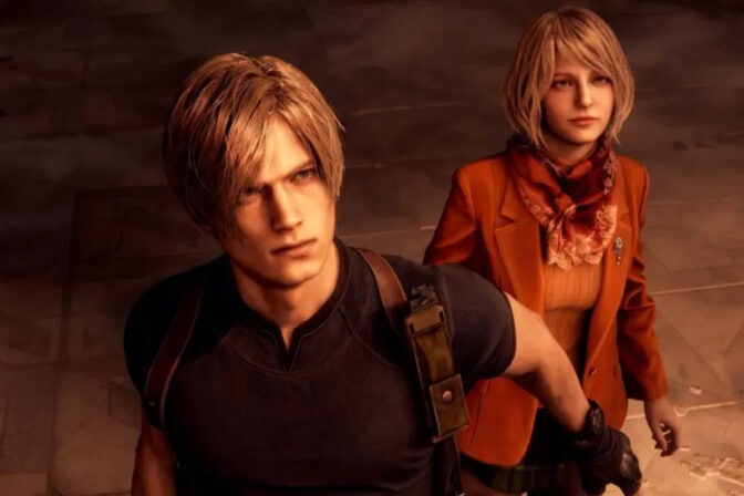Leon S Kennedy och Ashley Graham i "Resident Evil 4" är ofta varandras respektive komiska sidekicks.