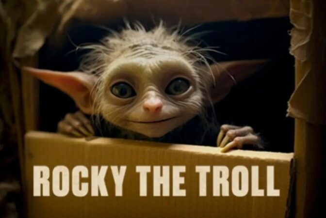 "Rocky the Troll". 