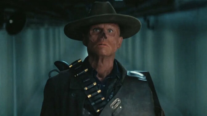 Walton Goggins som Cooper/The Ghoul i "Fallout".