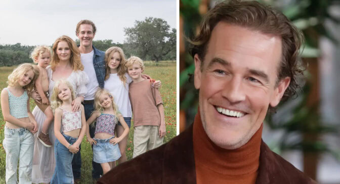 Van Der Beek lämnar efter sig sex barn.