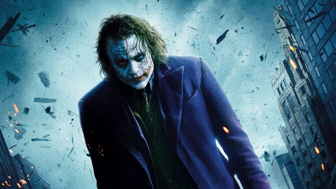 Heath Ledger som Joker i "The Dark Knight". 