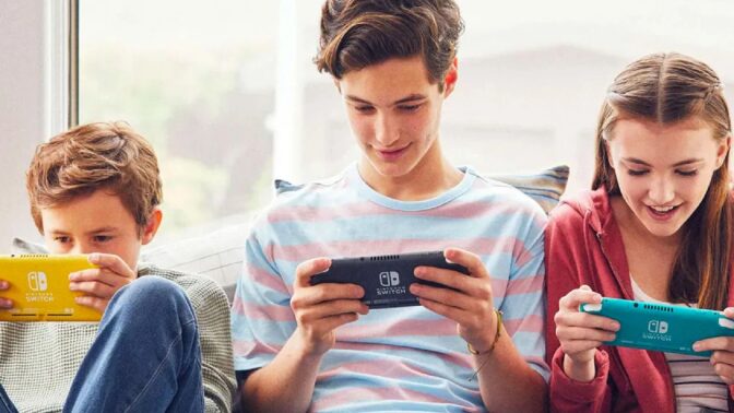 Nintendo Switch tilltalade mer eller mindre alla generationer.