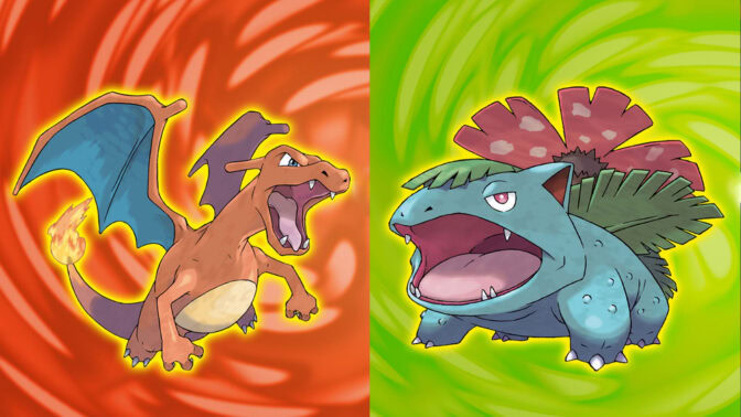 "Pokemon Fire Red" och "Leaf Green". 