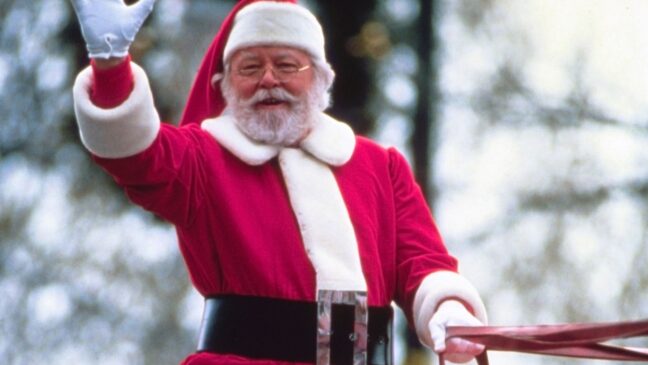 Richard Attenborough som jultomten i "Miraklet i New York" (1994)