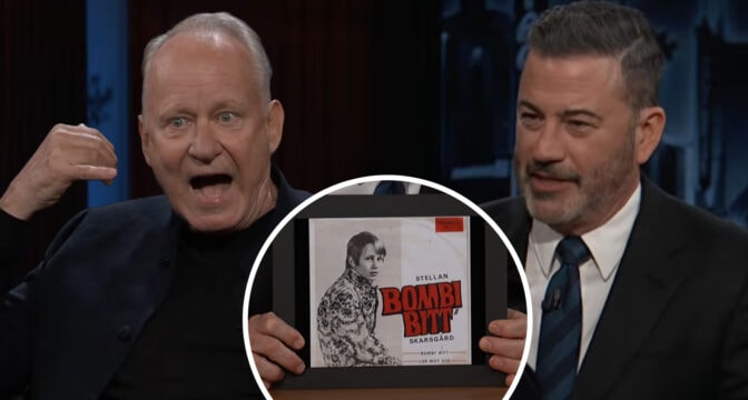 Stellan och Jimmy hade mycket att diskutera.