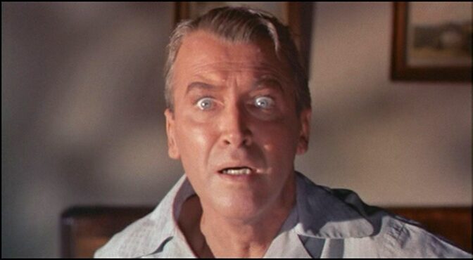 James Stewart i "Vertigo"