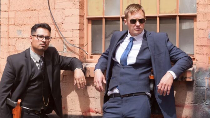 Alexander Skarsgård i "War on Everyone"