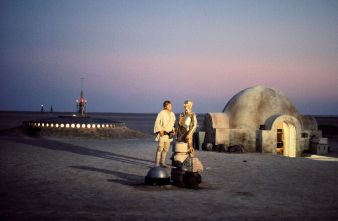 För 50 år sedan filmades den allra första Star Wars-scenen