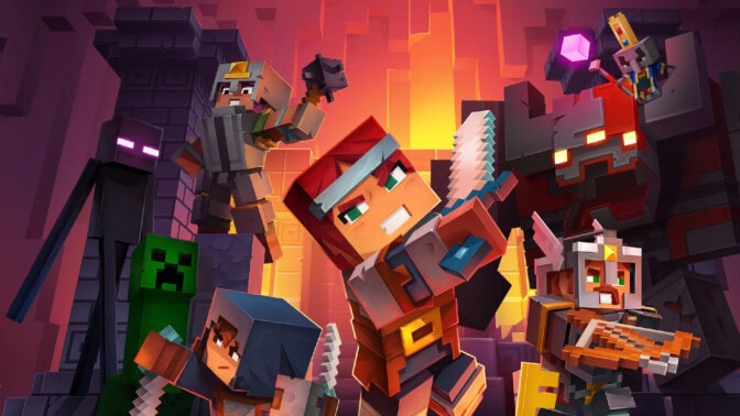 "Minecraft Dungeons".