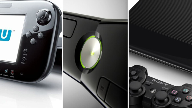 PS3, Xbox 360 och Wii U.
