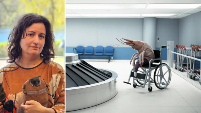 Niki Lindroth von Bahr och hennes kortfilm "The End". Foto: Anders Eklöf/Malade AB