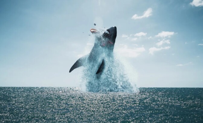 Blodtörstig megalodon slår till – hajrysare från 2023 finns på Viaplay
