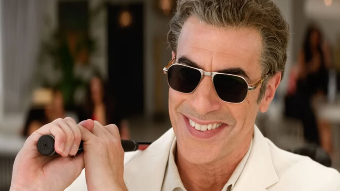 Sacha Baron Cohen får problem med starka kvinnor i ny Netflix-komedi – här är första trailern