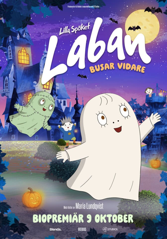 Lilla spöket Laban busar vidare