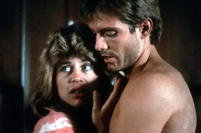 Linda Hamilton och Michael Biehn i "The Terminator"