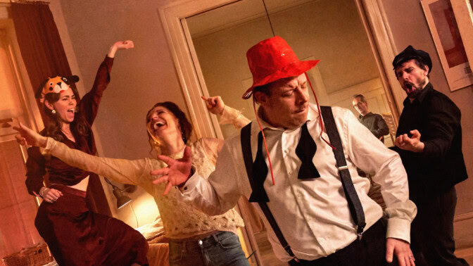 Tuva Novotny i Nyårsfesten