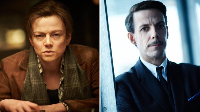 Sarah Snook och Noah Taylor.