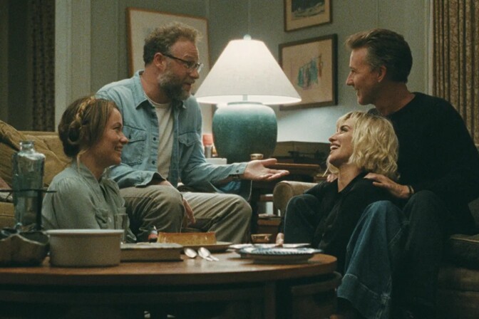 Se Olivia Wilde och Seth Rogen bli bjudna på orgie i “The Invite”