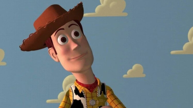 Woody i "Toy Story" från 1995.