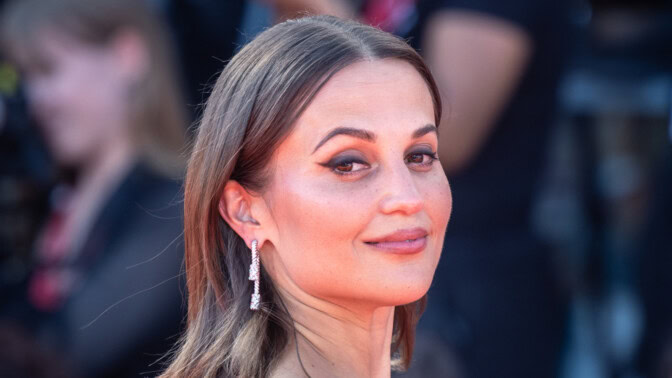 Alicia Vikander på filmfestivalen i Venedig, 2025.