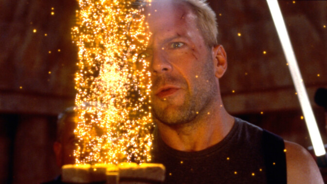 Bruce Willis i "Det femte elementet".