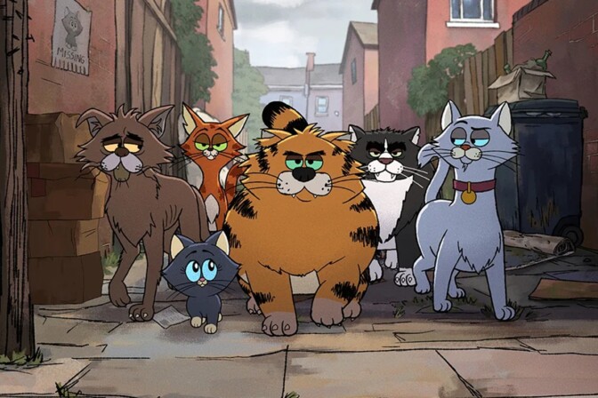 Ricky Gervais blir frispråkig gatukatt i ny serie