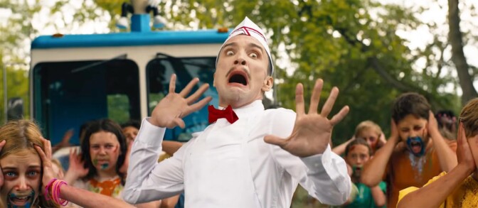 Brutalt blodbad och mordiska barn i barnförbjuden trailer till ”Ice Cream Man”