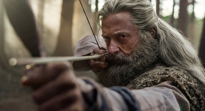 Rå och smärtsam tolkning av Robin Hood