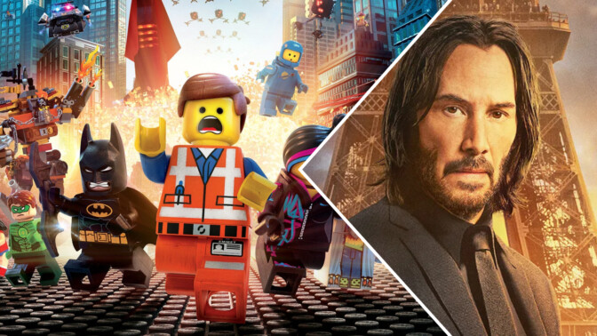 Keanu Reeves och den gamla Lego-filmen.