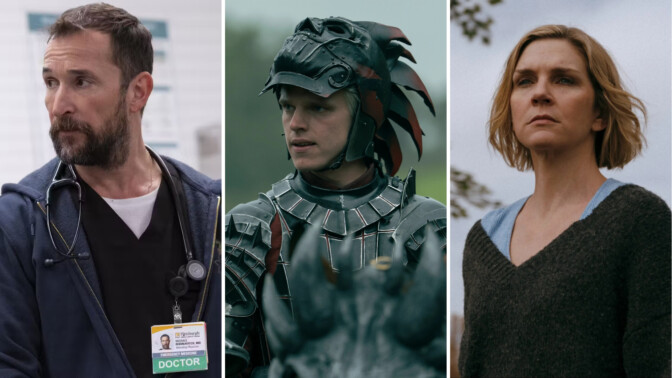 "The Pitt", "A Knight of the Seven Kingdoms" och "Pluribus" är alla nominerade.