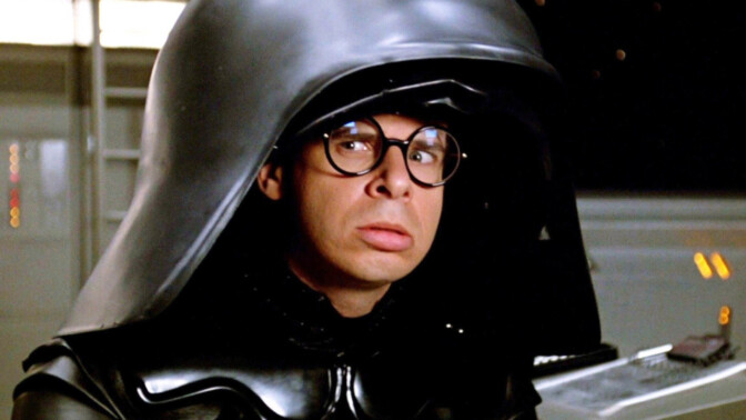 Rick Moranis som Dark Helmet i "Det våras för rymden".