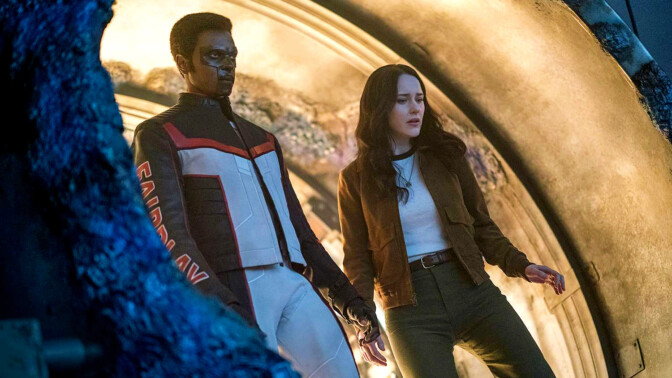 Mister Terrific och Lois Lane.