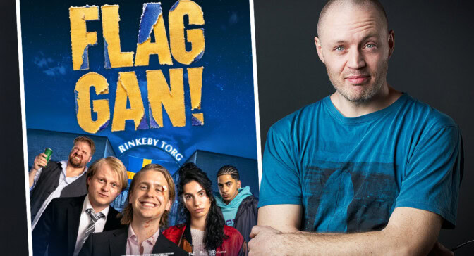 Michael Lindgren hoppas att hela Sverige ska se "Flaggan" på bio.