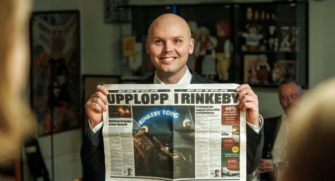 Alfred Svensson i "Flaggan".