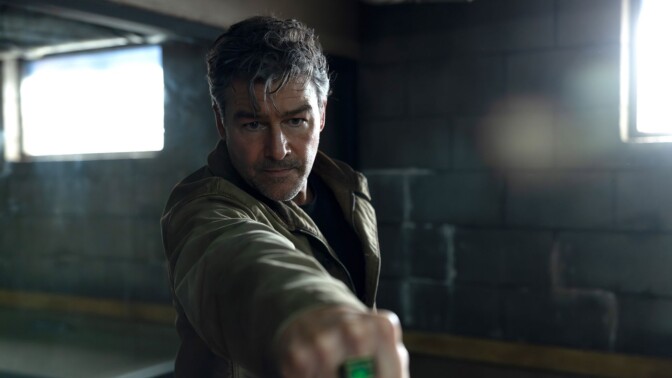 Kyle Chandler som Hal Jordan i "Lanterns".