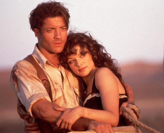Brendan Fraser och Rachel Weisz "Mumien". 