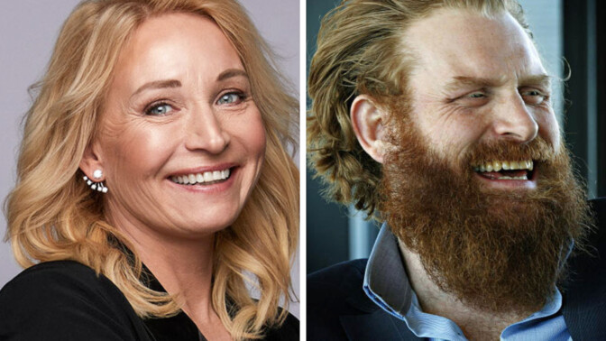Efter succédramat – Martina Haag gör romcom med Kristofer Hivju