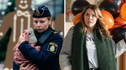 Mia Skäringer och ”Tunna blå linjen” leder SVT:s svenska seriehöst